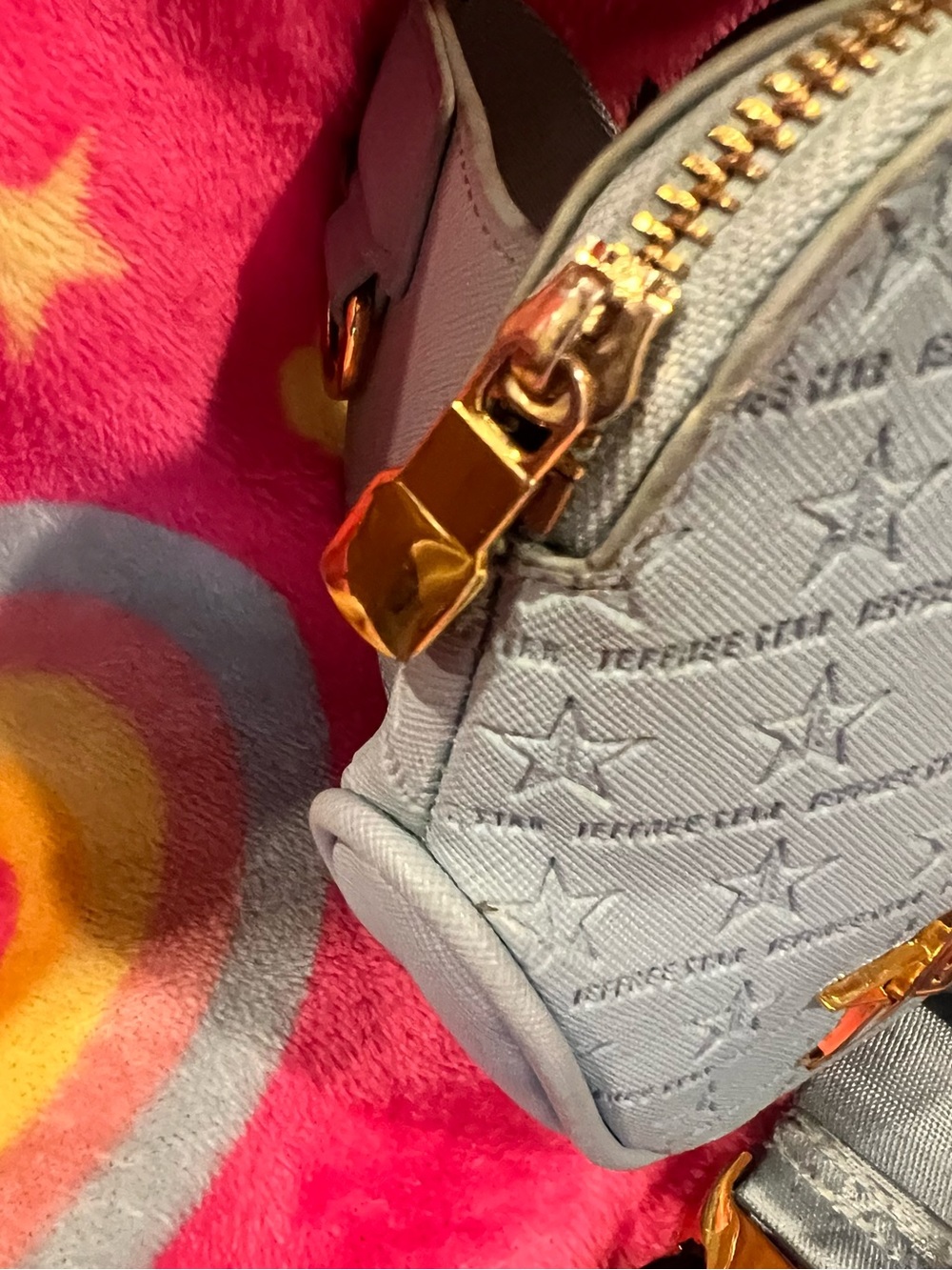 Jeffree Star Baby Blue Logo-Embossed Belt Bag/Crossbody | Star Pattern | GUC❣️ - Picture 14 of 15